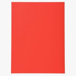 Pack of 100 red FOREVER folders, 220gsm, size 24x32 cm