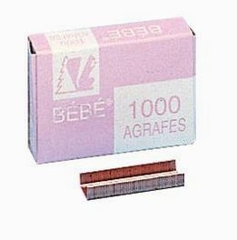 Pack of 1,000 Rapid Baby 8/4 Copper Staples