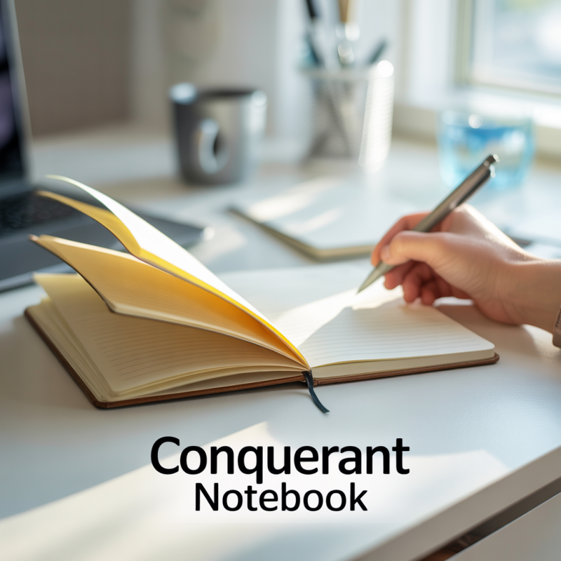 Cahier d'écriture coloris assortis Conquerant 32 pages 90g 17 x 22 cm Double ligne 3 mm IV – Image 6