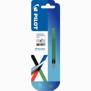Blister 2 recharges pour Frixion Ball 4 Couleurs vertes