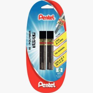 Set of 2 graphite refills 0.5 mm HB