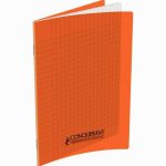 Cahier orange Conquerant 96 pages 17 x 22 cm 90g Seyès