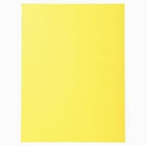 Paquet de 100 chemises 220g FOREVER, format 24x32 cm, jaune
