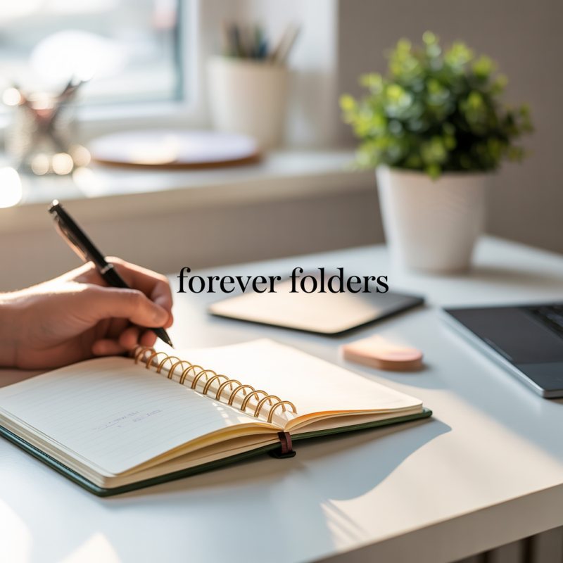 Set of 25 FOREVER Sturdy Folders with Cloth Spine, Assorted Colors – Image 2