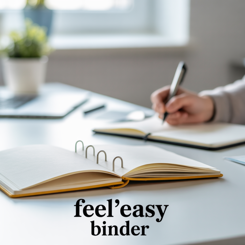 Flexible Ring Binder 4 Rings 30mm Feel'easy – Image 2
