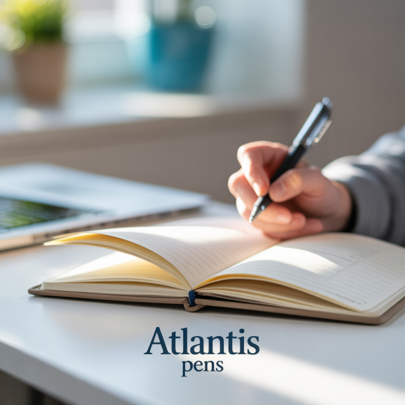 Pack de 36 stylos Atlantis noirs dont 6 gratuits – Image 2