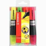Blister de 4 Surligneurs Stabilo Luminator Assortis