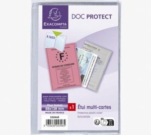PVC Multi-Card Protective Case with 4 Folds