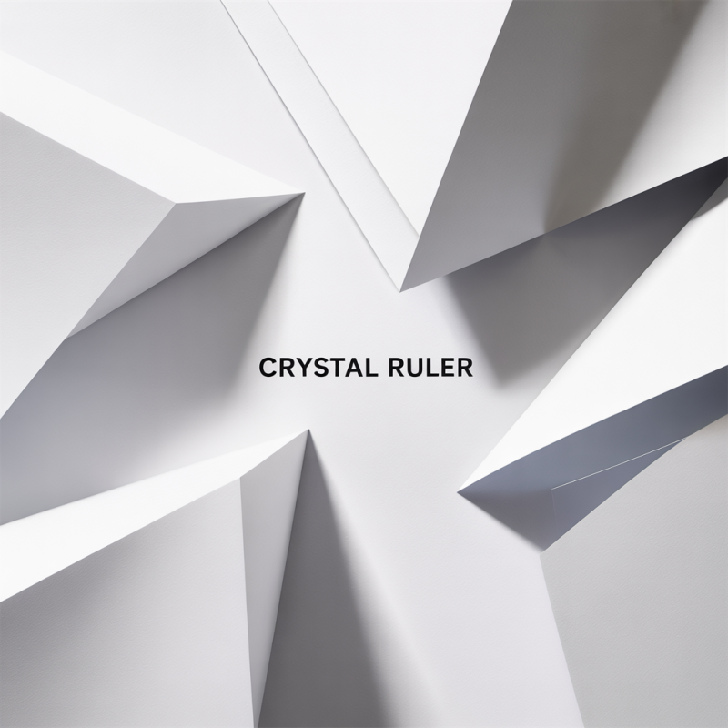 Règle plate cristal 40 cm – Image 3