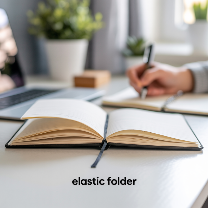 Set of 10 Glossy Cardboard Folders with 3 Flap and Elastic Closure, Pre-Printed, 4.5/10 Thickness – Image 2