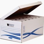 Container Flip Top Maxi Basic + 6 boites d'archives Bas A4+ dos 8cm