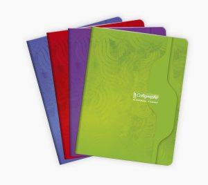 7000, Stapled exercise book 17x22 cm, 96 sheets, 5x5 grid, 70gsm Calligraphe