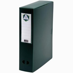 Boite de classement en polypropylène, dos 80 mm, coloris vert