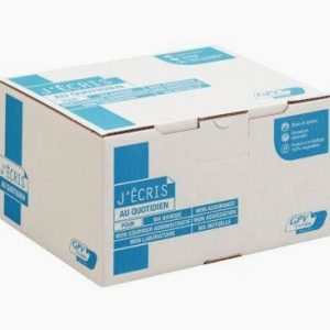 Boite de 500 pochettes kraft 162x229mm 90g bande siliconée