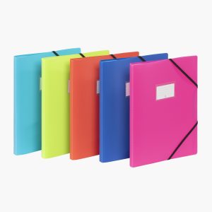 Protège document A4 60 vues Feel'easy assortis
