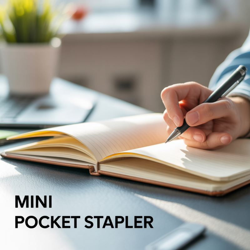 Agrafeuse de poche mini 24/6 26/6 10 feuilles – Image 3