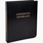 Classeur registre assemblées générales