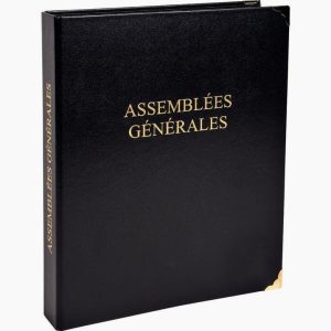 Classeur registre assemblées générales