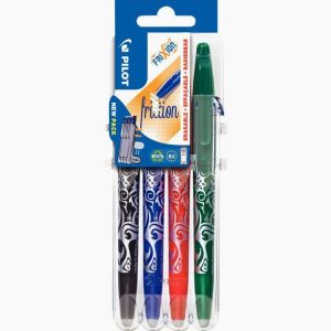 Set of 4 Assorted Erasable Frixion Ball Pens