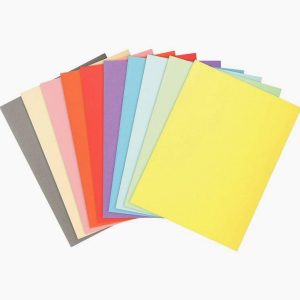 Paquet de 100 chemises 170g FOREVER, format 24x32 cm, coloris assortis