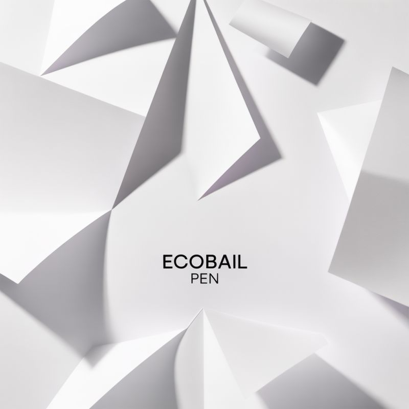 Stylo bille Ecoball B2P noir – Image 2
