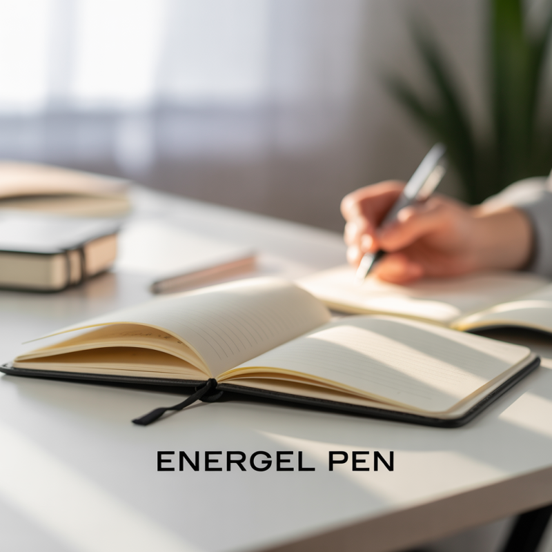 Pentel Energel BL77 Violet Gel Ink Rollerball Pen – Image 2