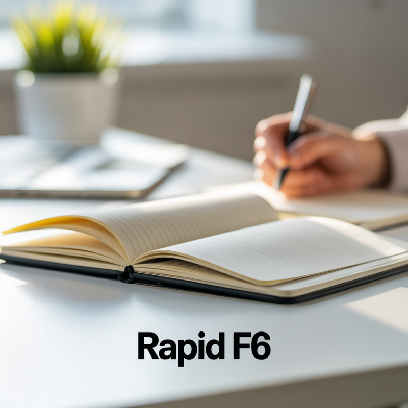 Rapid F6 Black Desktop Stapler – Image 2