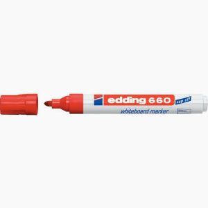 Marqueur tableau blanc E660 pointe ogive rouge