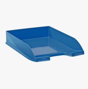 EcoLine Blue Desk Letter Tray