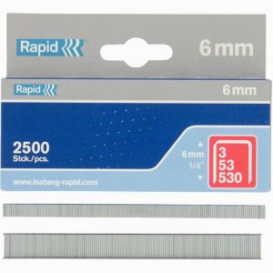 Boite de 2 500 agrafes Rapid 53/6
