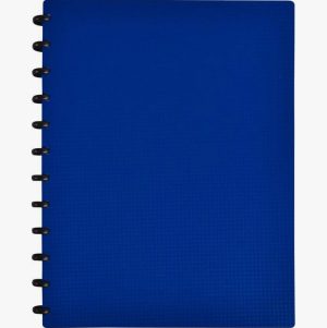 VARIOZIP MEMPHIS Blue Document Display Book, 60 Pockets