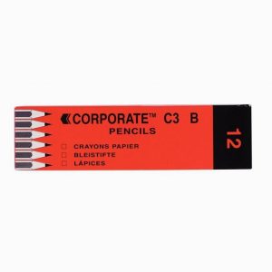 Boîte de 12 crayons graphite bout tranché B