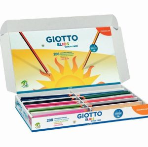 Classpack de 288 crayons de couleur Elios Wood Free assortis