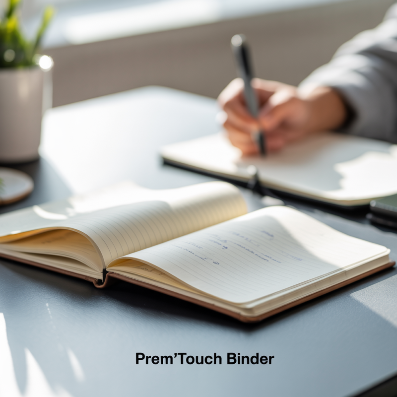 PREM'TOUCH Plastic Lever Arch File, Maxi A4 Size, 5 cm Spine, Light Blue – Image 3
