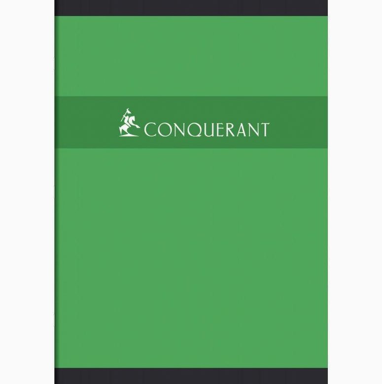 Assorted Colors Notebook Conquerant, 96 Sheets, A4 Size 21 x 29.7 cm, 70 gsm, Seyès Ruled – Image 2