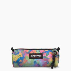 School Pencil Case Benchmark Single Flowerblur Mix - 1 Compartment