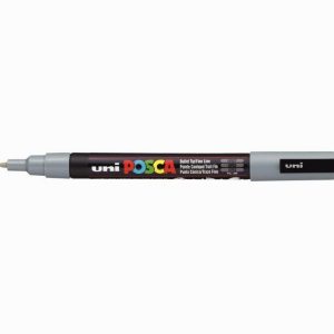 Posca Fine Tip Cone-Shaped Marker in Gray