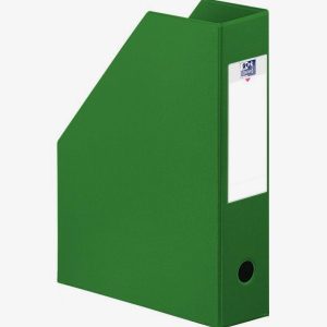 Boite de classement en PVC à pan coupé dos 7 cm vert