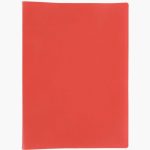 Protège-documents couverture souple en polypropylène 20 vues, rouge