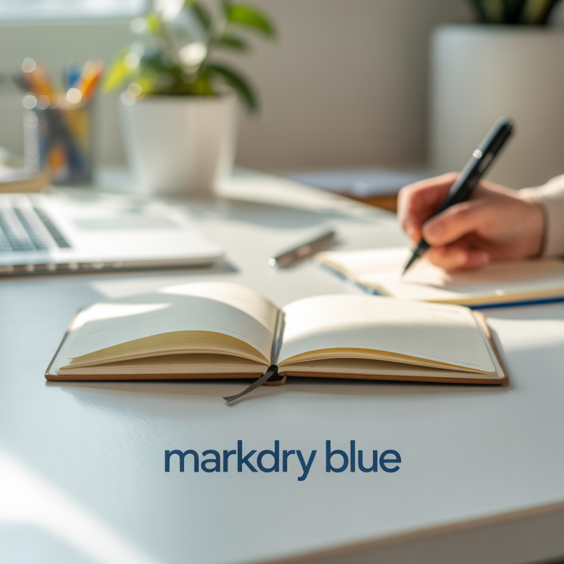 Blue Markdry Drawing Crayon – Image 2