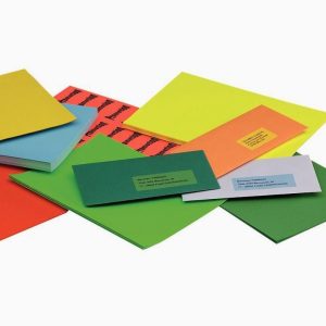 Boîte de 400 étiquettes couleur 105x148,5mm vert