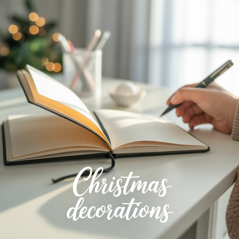 Lot de 35 suspensions de Noël en carton blanc – Image 2