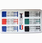 Classpack de 72 marqueurs tableau blanc pointe moyenne assortis