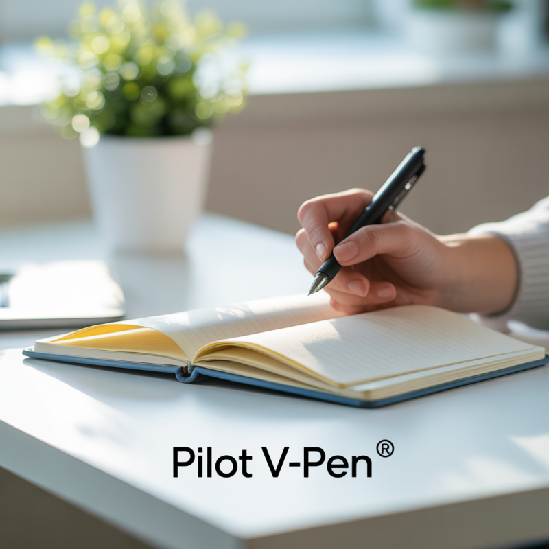 Disposable Fountain Pen Pilot V-Pen Pro Black – Image 2