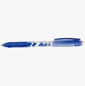 Stylo gel effaçable bleu