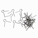 Sachet de 100 attaches en métal pour styropor