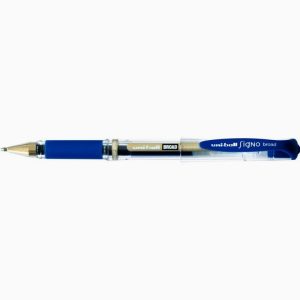 Stylo encre gel Signo Broad impact bleu Uni-ball