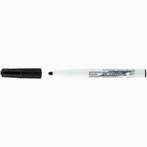 Set of 12 Velleda Dry Erase Markers, Medium Bullet Tip, Black