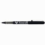 Set of 12 Pilot V-Ball Fine 0.5mm Black Ink Rollerball Pens