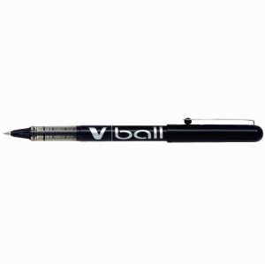 Set of 12 Pilot V-Ball Fine 0.5mm Black Ink Rollerball Pens